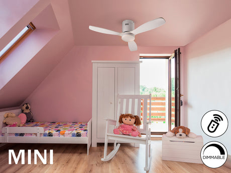 Ventilador de techo Schuller Siroco Mini LED blanco mad