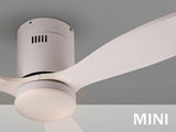 Ventilador de techo Schuller Siroco Mini LED blanco mad - ambiente