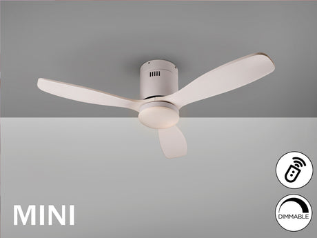 Ventilador de techo Schuller Siroco Mini LED blanco mad - ambiente