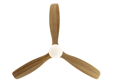 Ventilador de techo Schuller Siroco LED blanco y madera CCT regulable Ø132cm 329576D vista 4