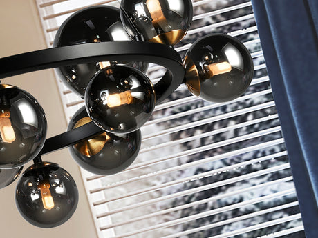 Lámpara de techo colgante bolas Schuller Astros 14 luce - ambiente