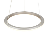 Lámpara de techo colgante Trio Amador LED níquel mate 150cm 331010107