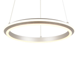 Lámpara de techo colgante Trio Amador LED níquel mate 150cm 331010107