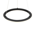 Lámpara de techo colgante Trio Amador LED negro mate 150cm 331010132
