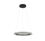 Lámpara de techo colgante Trio Amador LED negro mate 150cm 331010132