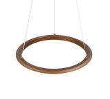 Lámpara de techo colgante Trio Amador LED marrón café 150cm 331010165