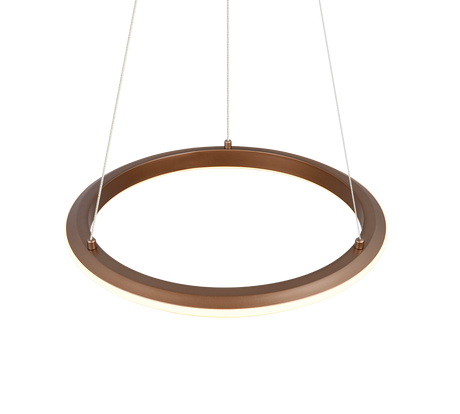 Lámpara de techo colgante Trio Amador LED marrón café 150cm 331010165