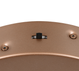 Lámpara de techo colgante Trio Amador LED marrón café 150cm 331010165