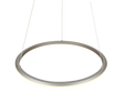 Lámpara de techo colgante Trio Amador LED níquel mate 150cm 331019107