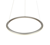 Lámpara de techo colgante Trio Amador LED níquel mate 150cm 331019107