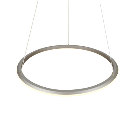 Lámpara de techo colgante Trio Amador LED níquel mate 150cm 331019107