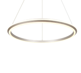 Lámpara de techo colgante Trio Amador LED níquel mate 150cm 331019107