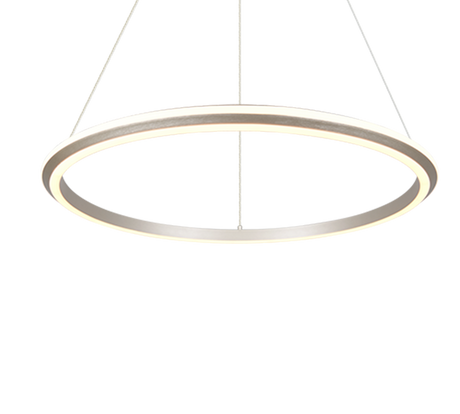 Lámpara de techo colgante Trio Amador LED níquel mate 150cm 331019107