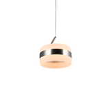 Lámpara de techo colgante Trio Dios LED níquel mate 150cm 331410107
