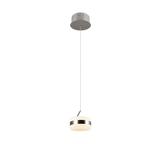 Lámpara de techo colgante Trio Dios LED níquel mate 150cm 331410107