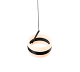 Lámpara de techo colgante Trio Dios LED negro mate 150cm 331410132