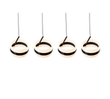 Lámpara de techo colgante Trio Dios LED negro mate 150cm 331410432