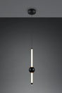 Lámpara de techo colgante Trio Melita LED negro mate 150cm 331510132