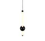 Lámpara de techo colgante Trio Melita LED negro mate 150cm 331510132