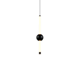 Lámpara de techo colgante Trio Melita LED negro mate 150cm 331510132