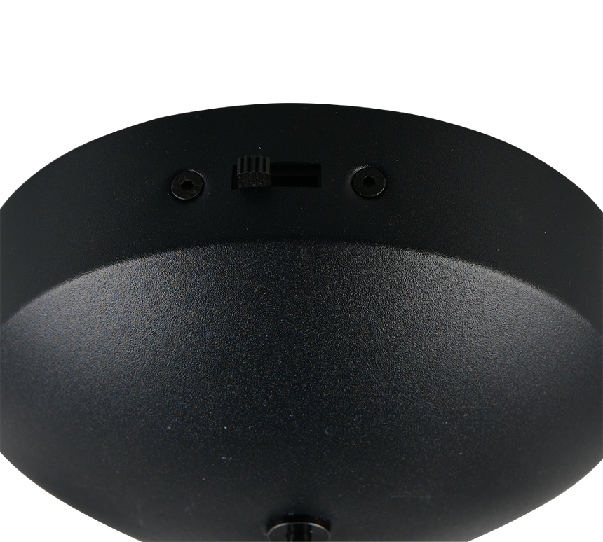 Lámpara de techo colgante Trio Melita LED negro mate 150cm 331510132