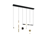 Colgante Melita LED 21W N/oro Cct