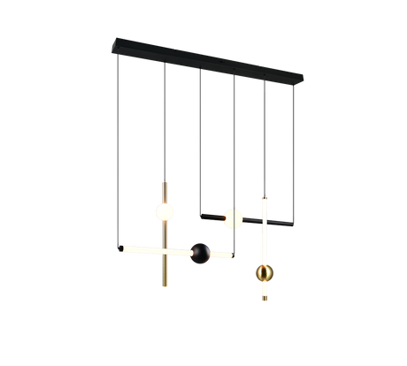 Colgante Melita LED 21W N/oro Cct