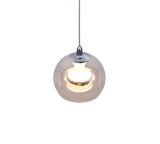 Lámpara de techo colgante Trio Flynt LED cromo 150cm 331610106