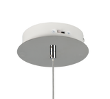 Lámpara de techo colgante Trio Flynt LED cromo 150cm 331610106