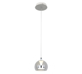 Lámpara de techo colgante Trio Flynt LED cromo 150cm 331610106