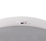 Lámpara de techo colgante Trio Flynt LED cromo 150cm 331630306