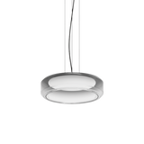 Lámpara colgante Ideal Lux Topico fumé cristal LED 28W Ø45cm 333045