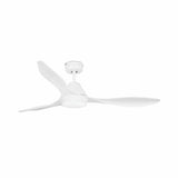 Faro Polaris Ventilador con luz cuerpo de acero y palas de abs