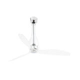 Ventilador de techo Faro Eterfan M transparente 3 palas motor DC Ø128cm 33381
