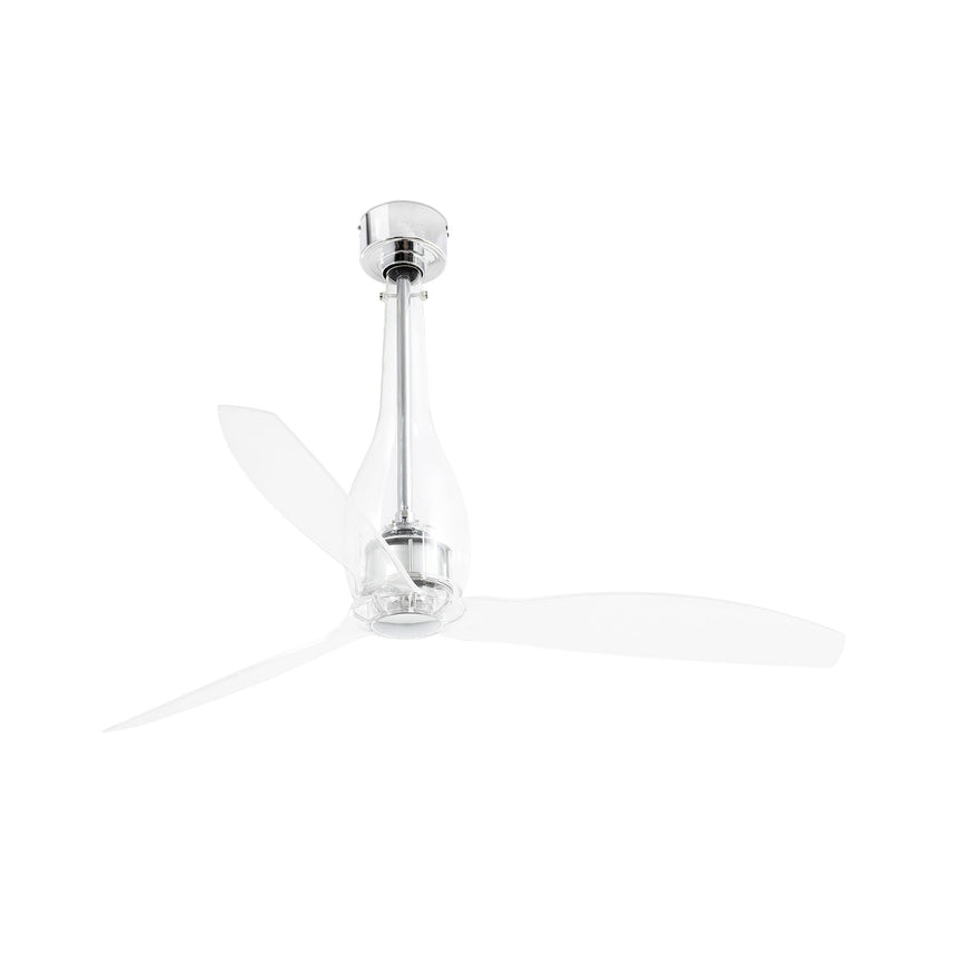 Ventilador de techo Faro Eterfan M transparente 3 palas motor DC Ø128cm 33381