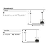 Faro 33398D - Dibujo técnico