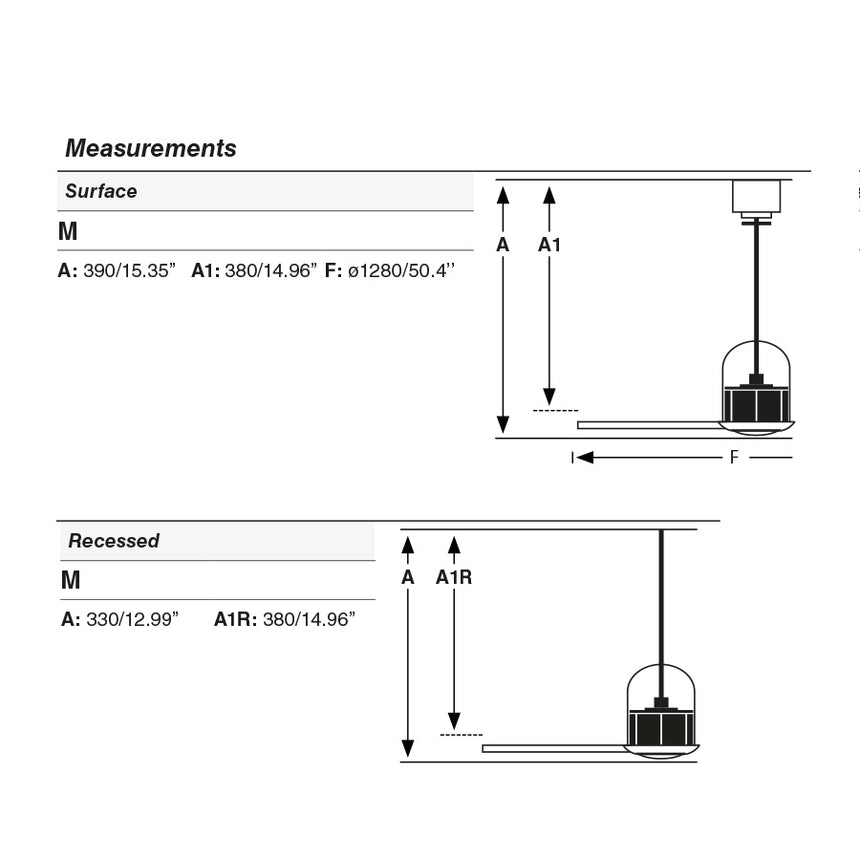 Faro 33398D - Dibujo técnico