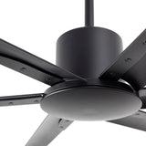 Faro ANDROS XL Ventilador techo negro DC 33414A