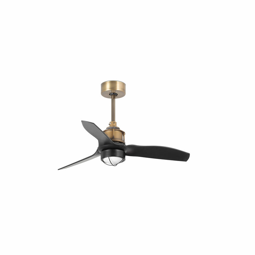 Faro JUST FAN XS Ventilador sin luz cuerpo acero, difusor cristal