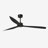 Faro JUST FAN XL Ventilador sin luz negro acero y palas de abs 33432