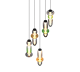 Lámpara de techo colgante Trio Minerva LED multicolor 200cm 334330517