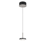 Lámpara colgante Trio Guano níquel mate Ø15,5cm 60W 334410107