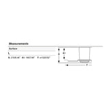 Medidas y dimensiones Faro Pemba motor DC blanco brillo Ø 33471N (cm)
