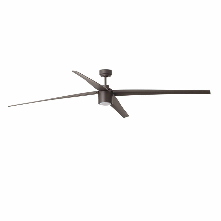 Faro Attos Ventilador con luz cuerpo de metal y palas abs 33494