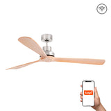 Ventilador de techo Faro Lantau XL pino 3 palas motor DC Ø168cm 33504DCWT