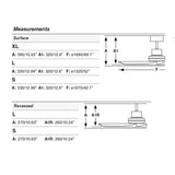 Faro 33516DC - Dibujo técnico