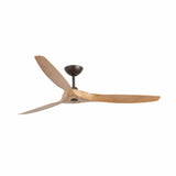 Faro Morea Ventilador sin luz cuerpo acero y palas ABS 33519