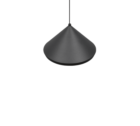 Lámpara de techo colgante Trio Laguna LED negro mate 200cm 336210132