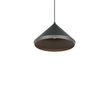 Lámpara de techo colgante Trio Laguna LED negro mate 200cm 336210132