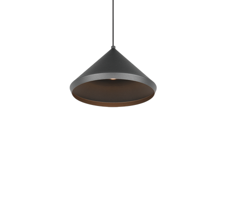 Lámpara de techo colgante Trio Laguna LED negro mate 200cm 336210132